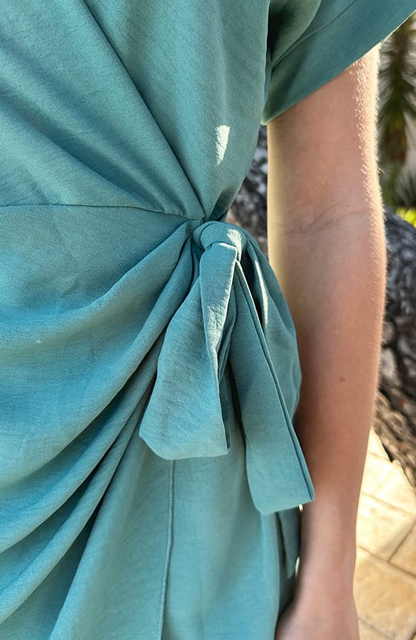 Wrap Jurk Fenna Mint – casual jurkjes — foto 5