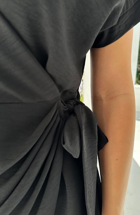 Wrap Jurk Fenna Zwart – alle jurkjes — foto 6