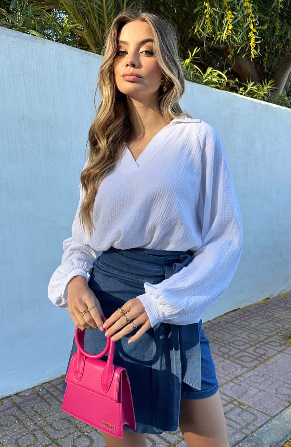 Wrap Skirt Savannah Denim – shoparchief — foto 2