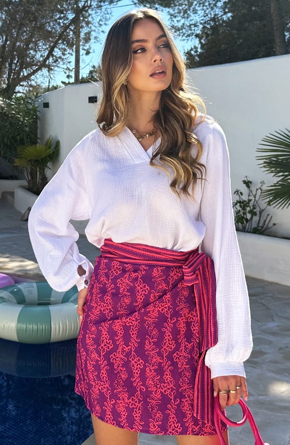 Wrap Skirt Savannah Paars – shoparchief — foto 7