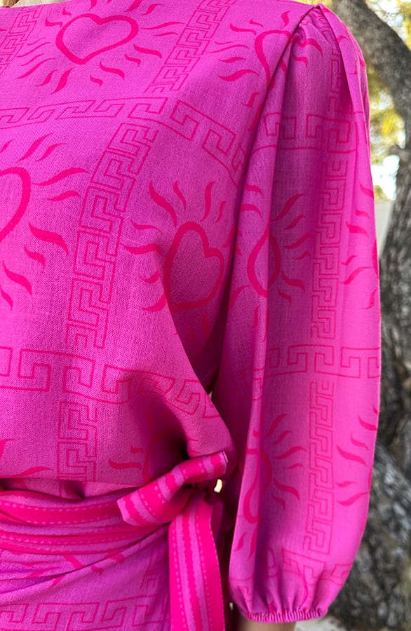 Wrap Skirt Savannah Roze – kleding — foto 8