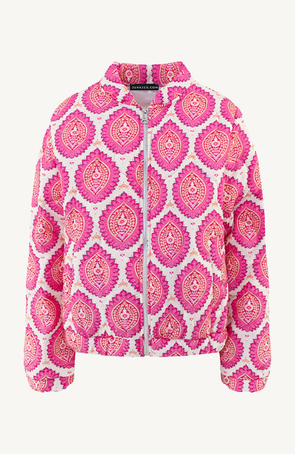 Boho Bomber Jacket Roze – jassen — foto 8