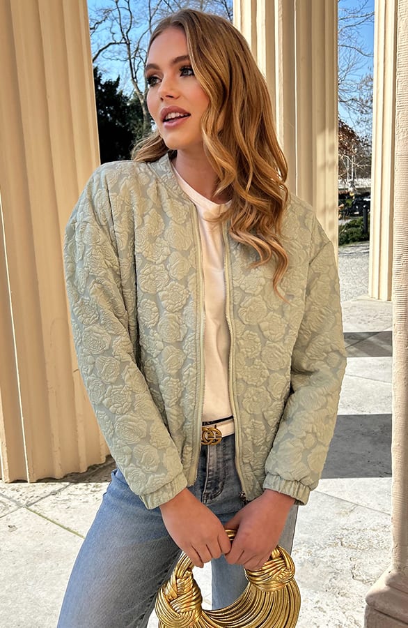Bomber Jacket Rozen Mint – jassen — foto 4