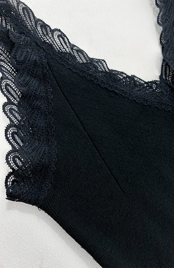 Kanten Top Zoë Zwart – shirts & tops — foto 4