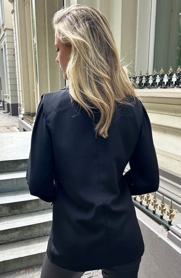 Blazer Gilet Sally Zwart – vesten — foto 6