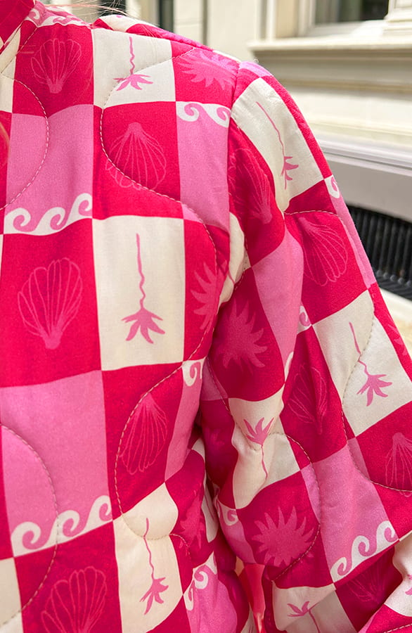 Boho Bomber Jacket Fuchsia – jassen — foto 9