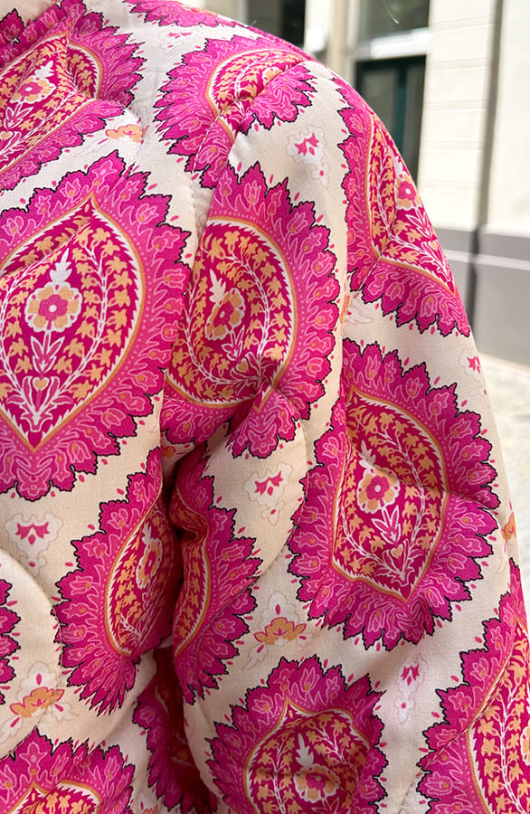 Boho Bomber Jacket Roze – jassen — foto 7