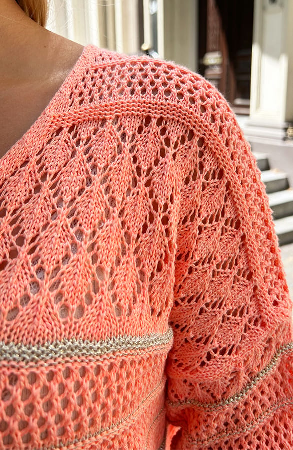 Gehaakte Top Detail Lurex Vive Oranje – shirts & tops — foto 8