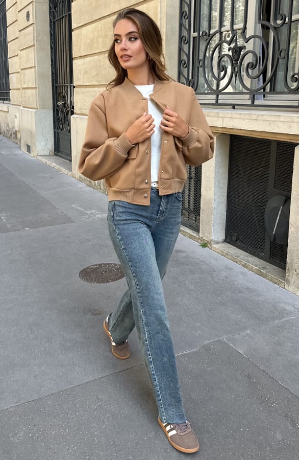 Bomberjacket Danita Camel – jassen — foto 9