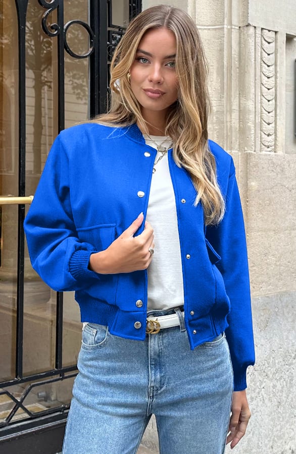 Bomberjacket Danita Kobalt – jassen — foto 5