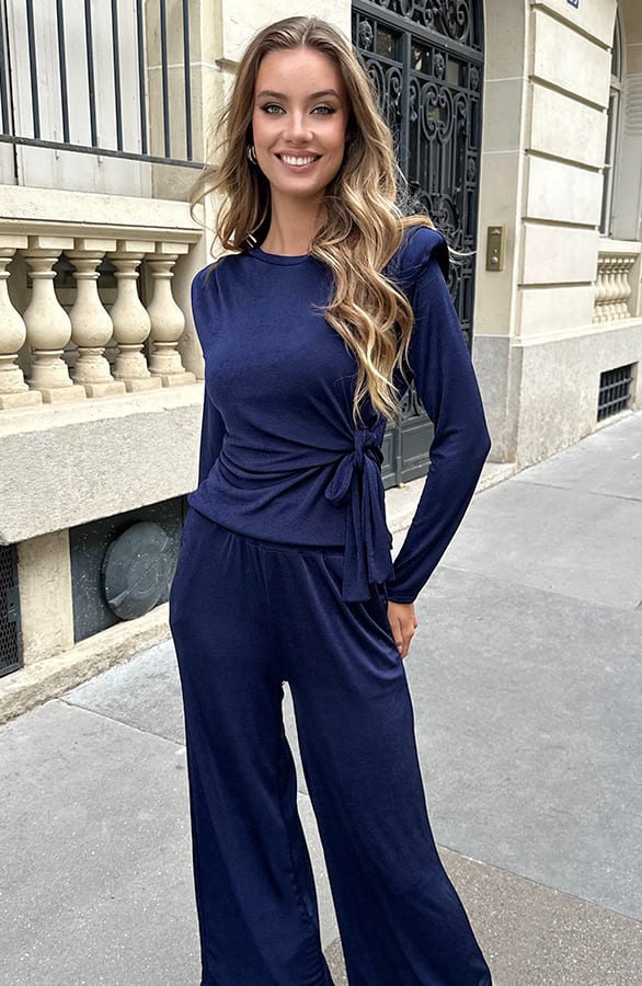 Loose Fit Pantalon Navy – kleding — foto 5