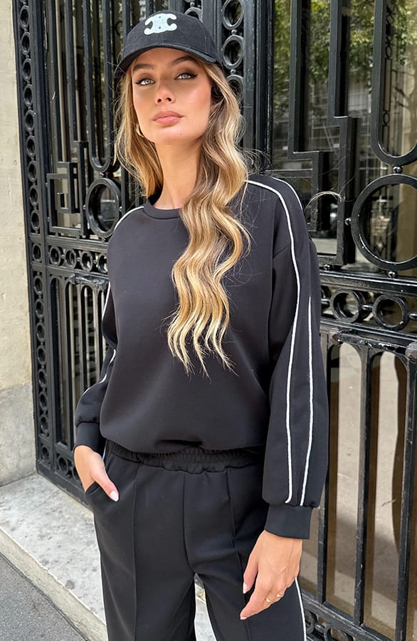Oversized Bies Sweater Zwart – truien — foto 6