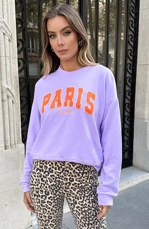 Paris Club Sweater Lila – truien — foto 6