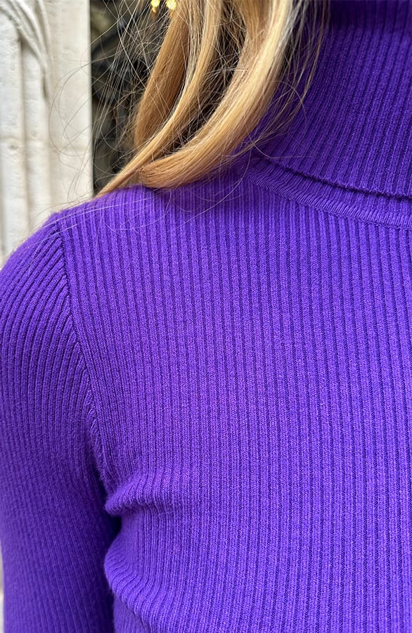 Soft Coljurk Celeste Donker Paars – alle jurkjes — foto 5