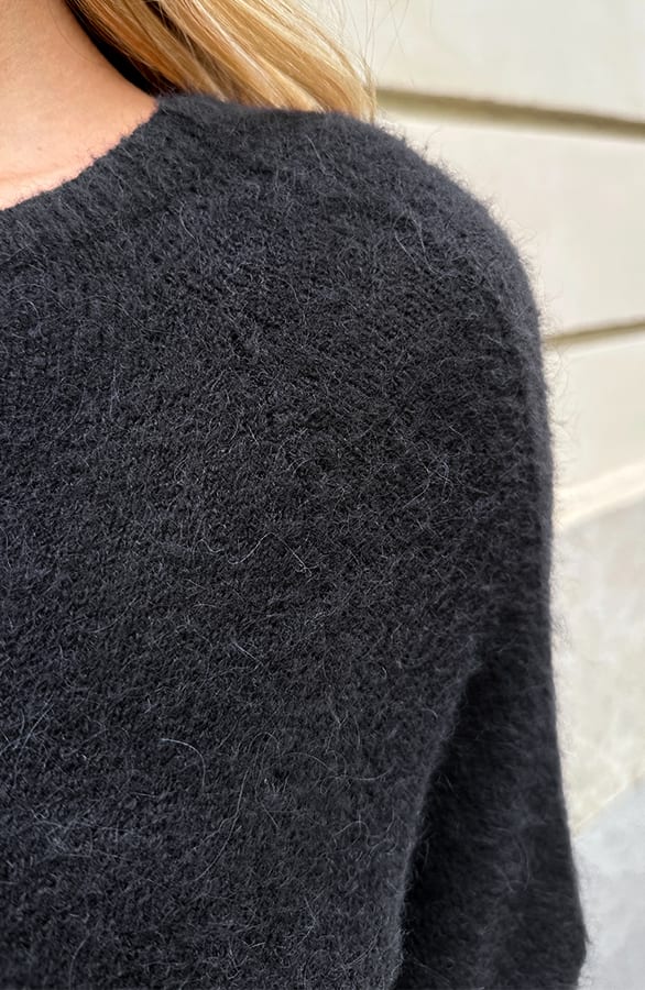 Soft Sweater Korte Mouw Evi Zwart – shirts & tops — foto 7