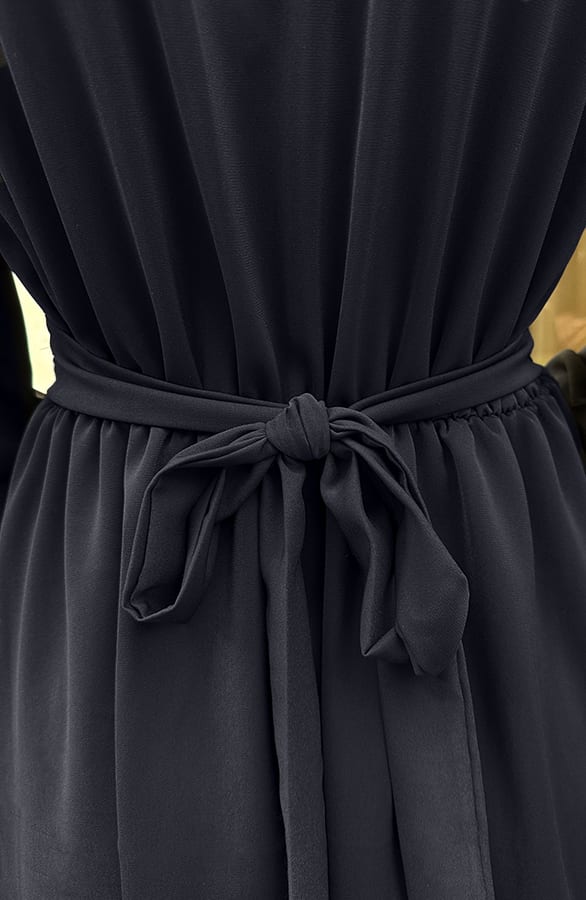 Strik Detail Jurk Ivy Zwart – alle jurkjes — foto 5