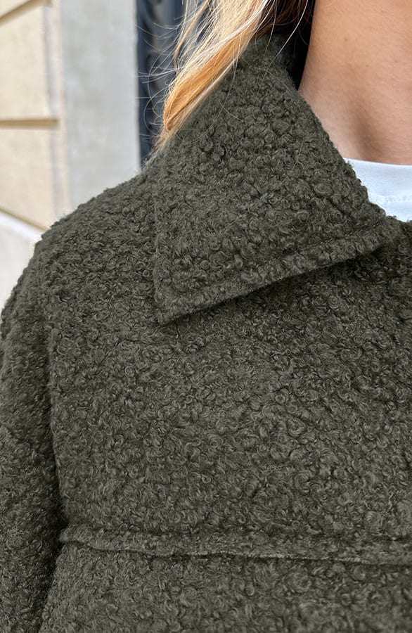 Teddy Bomber Jacket Met Rits Eden Army – jassen — foto 6
