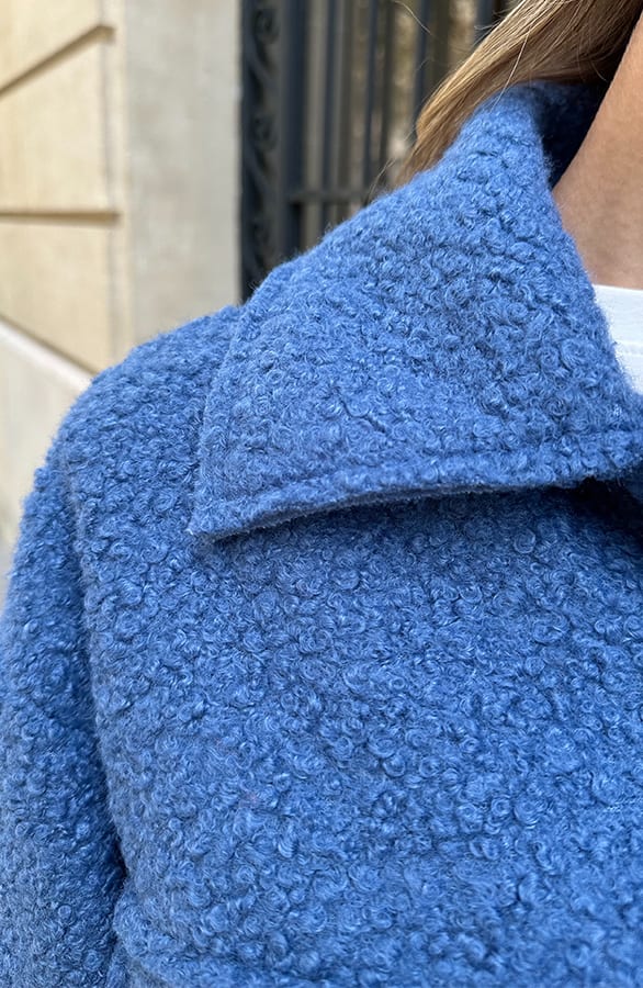 Teddy Bomber Jacket Met Rits Eden Jeans Blue – shoparchief — foto 7