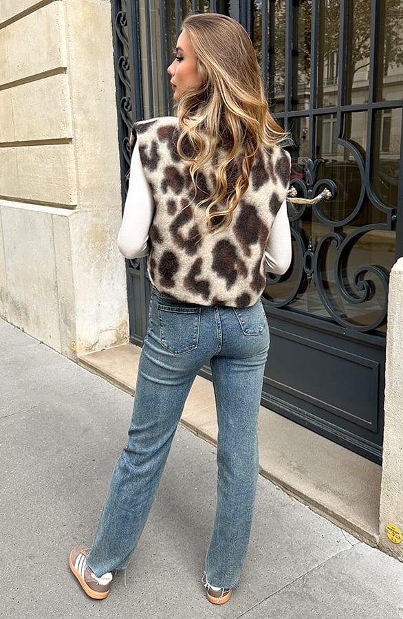 Wide Leg Jeans Dez Stone Wash — foto 4