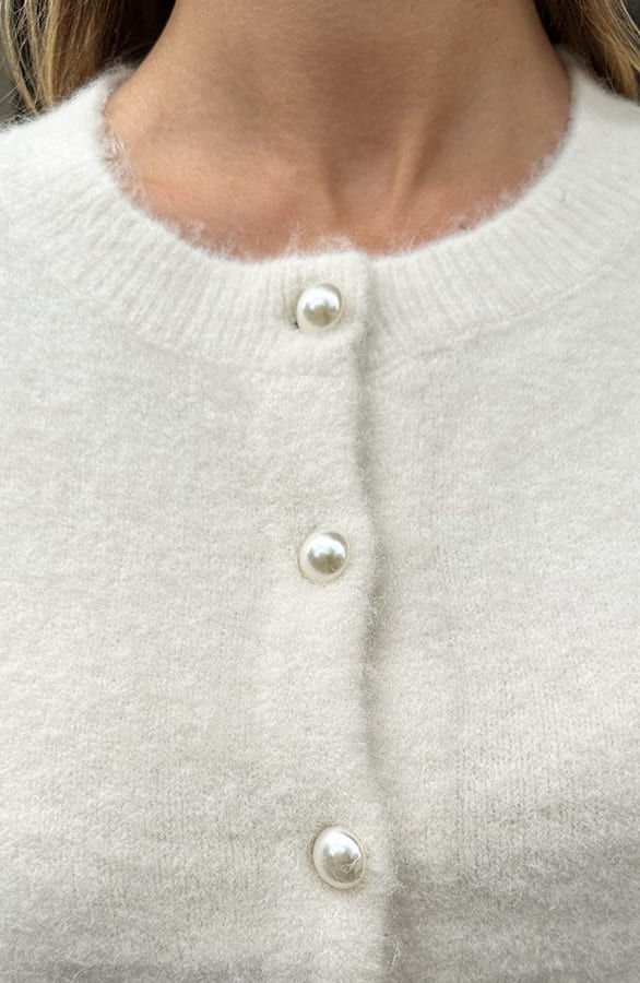 Zacht Gebreid Vest Light Beige – vesten — foto 4