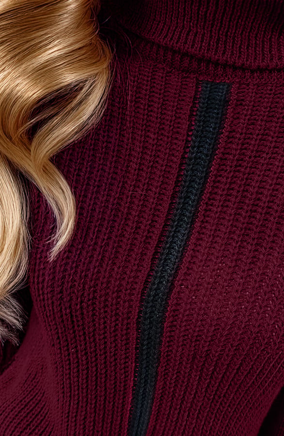 Oversized Stripe Coltrui Burgundy – shoparchief — foto 8