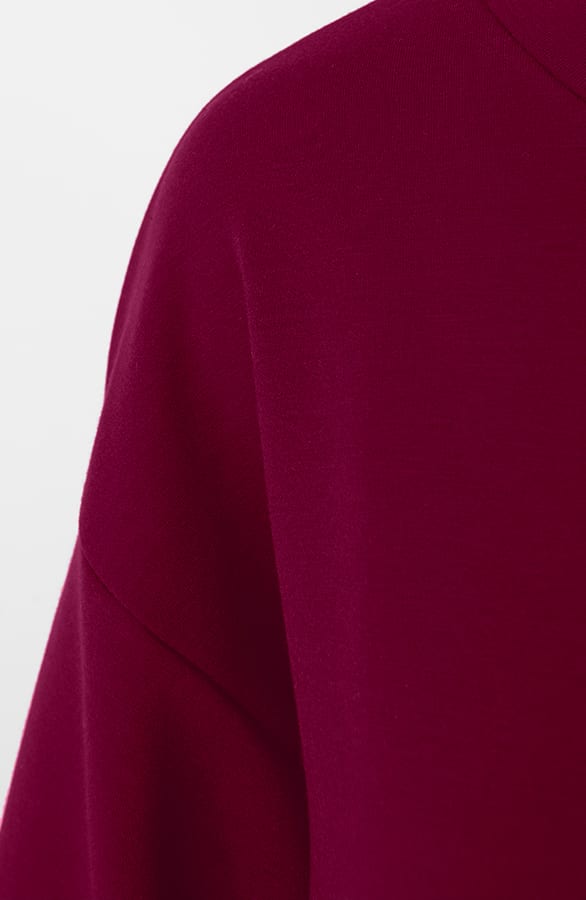 Relaxed Fit Sweaterjurk Burgundy – alle jurkjes — foto 4