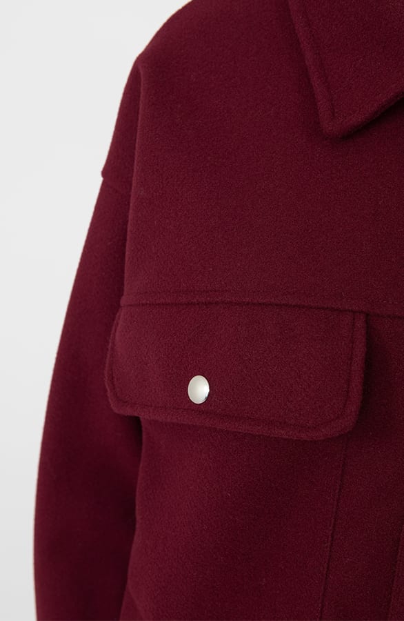 Utility Jacket Kenzie Burgundy – jassen — foto 2