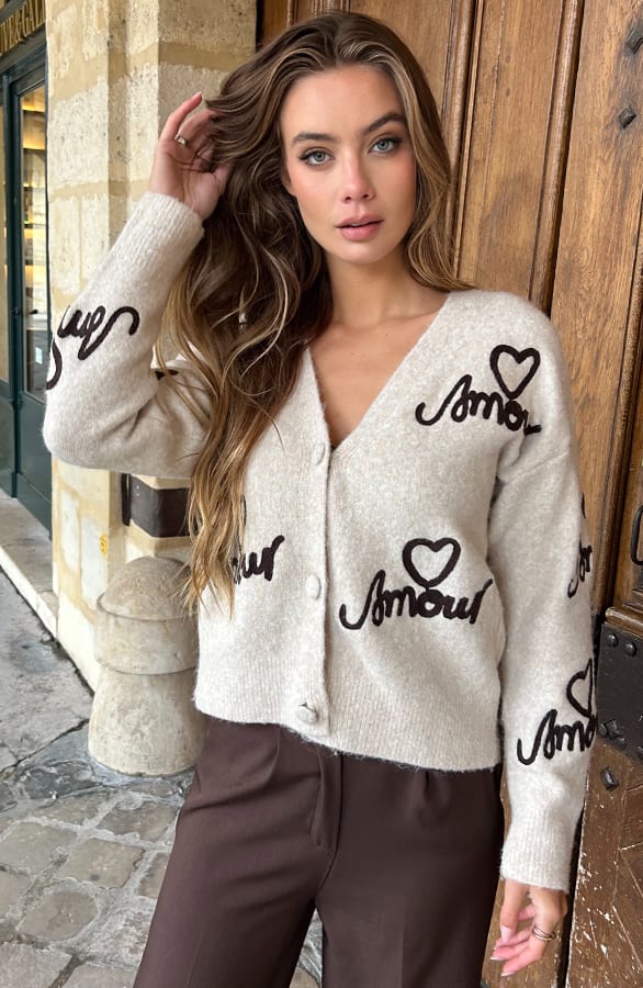 Amour Cardigan Beige – shoparchief — foto 6