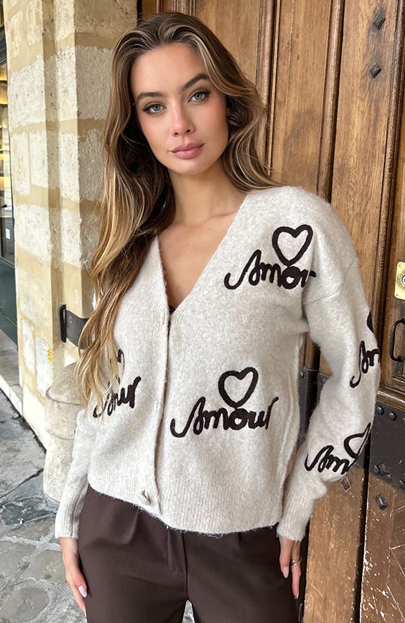 Amour Cardigan Beige – shoparchief — foto 5