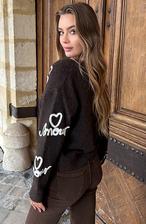 Amour Cardigan Choco – shoparchief — foto 3