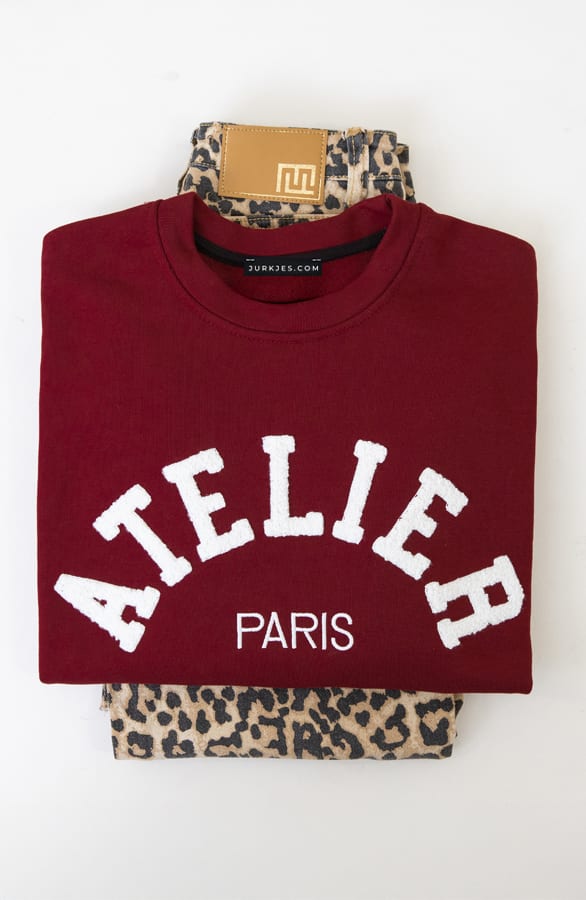 Atelier Paris Trui Burgundy
