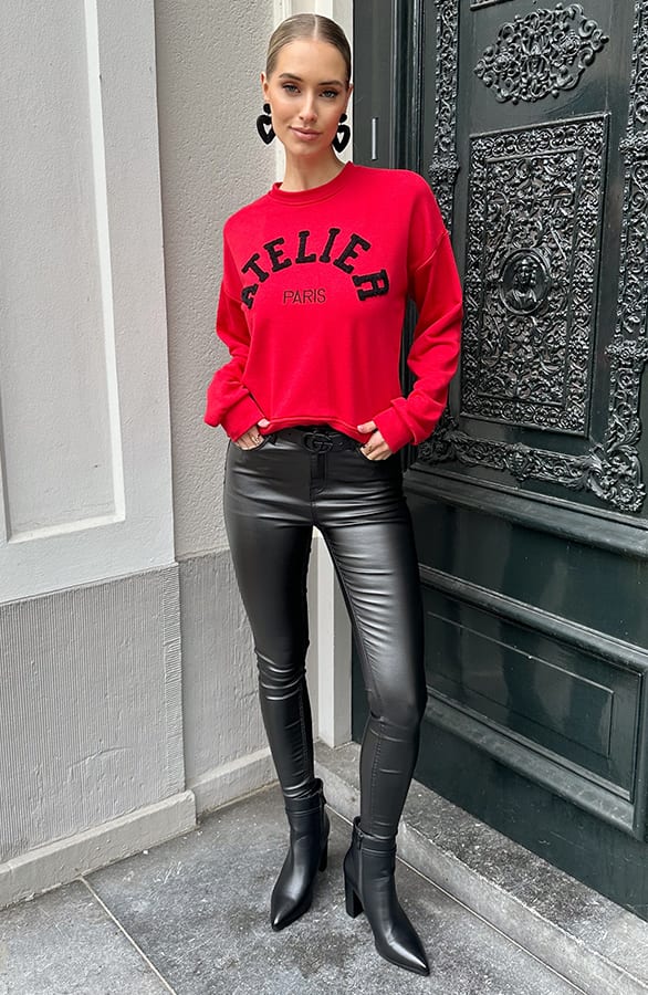 Atelier Paris Trui Rood – truien — foto 8