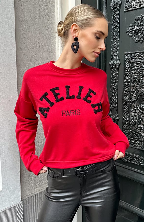 Atelier Paris Trui Rood – truien — foto 6