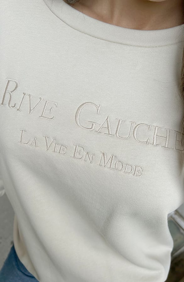 Comfy Trui Rive Gauche Beige – truien — foto 4