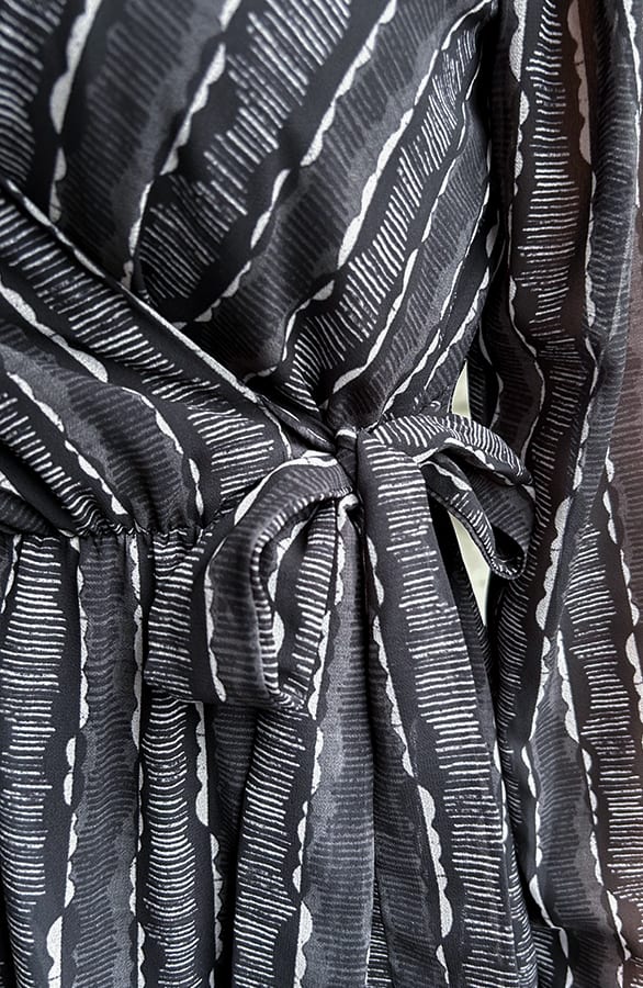 Elegant Dress Ellie Pattern Zwart – alle jurkjes — foto 5