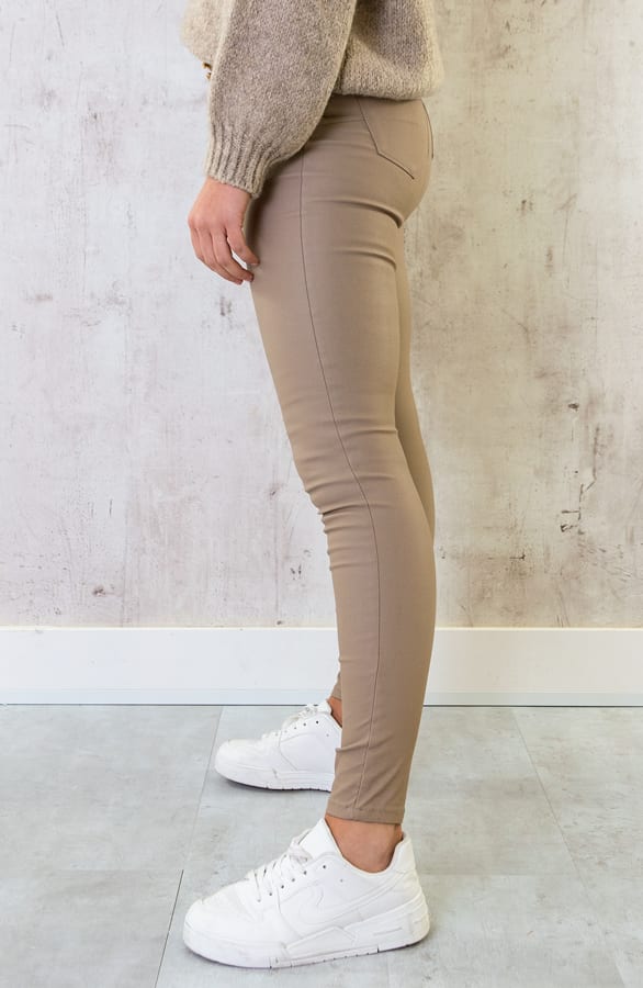 Elle Coating Jeans Taupe – broeken — foto 3