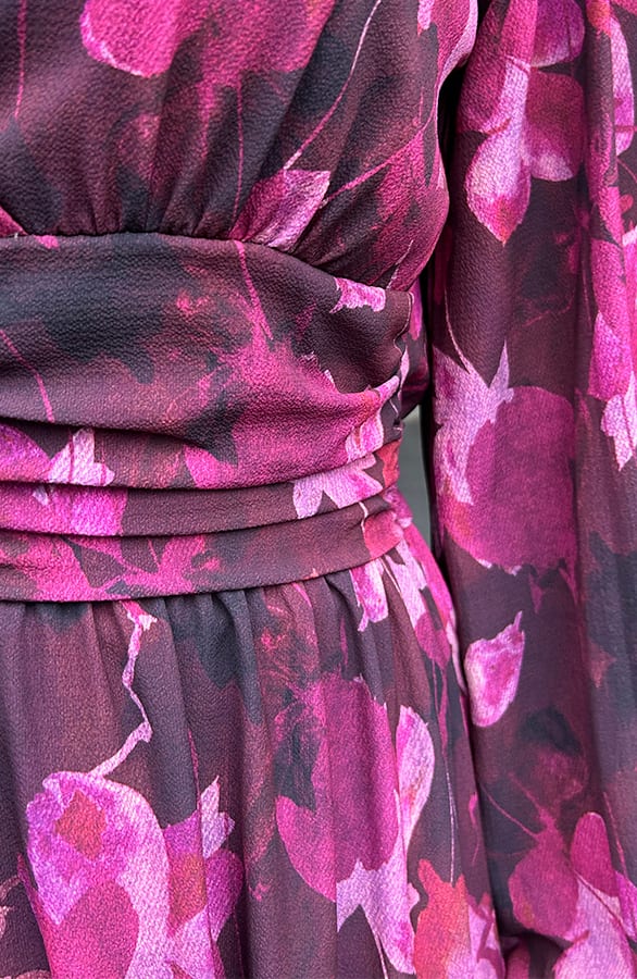 Floral Print Maxi Dress Roze – alle jurkjes — foto 5