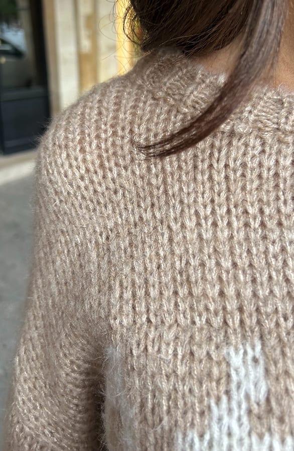 Gebreide Atelier Sweater Beige — foto 7