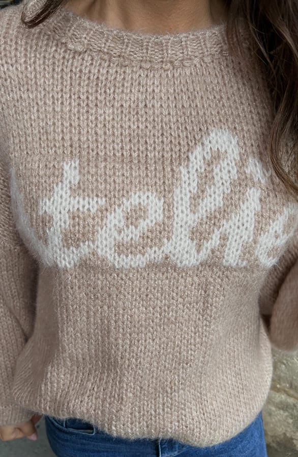Gebreide Atelier Sweater Beige — foto 5
