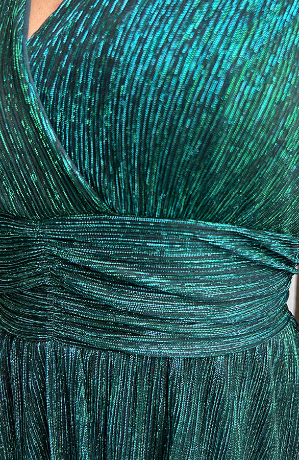 Waistband Dress Lurex Emerald – alle jurkjes — foto 10
