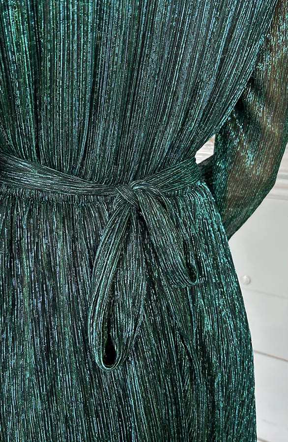 Waistband Dress Lurex Emerald – alle jurkjes — foto 11
