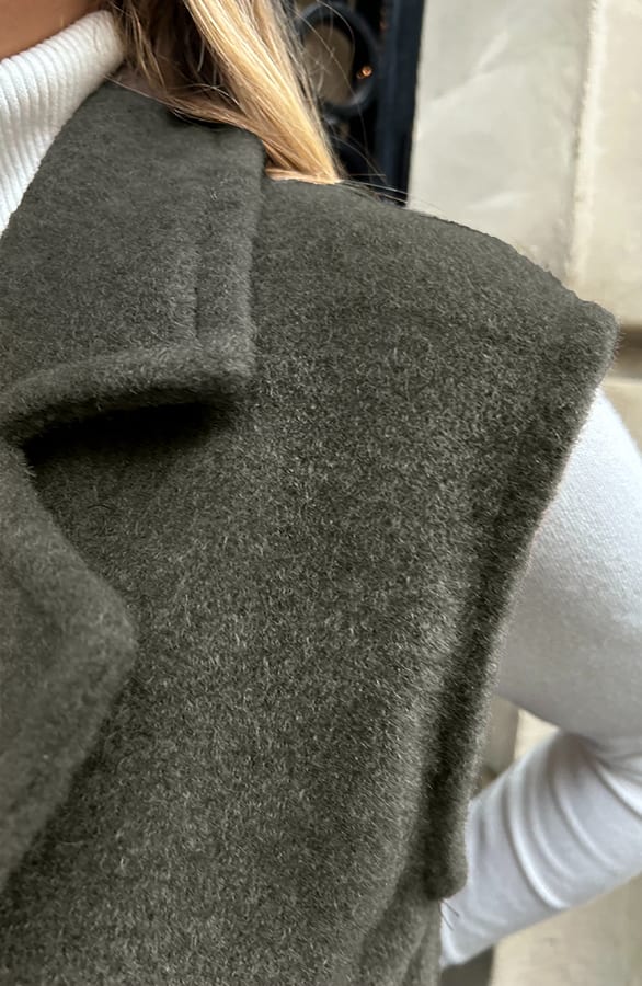 Loose Fit Gilet Army – shoparchief — foto 4