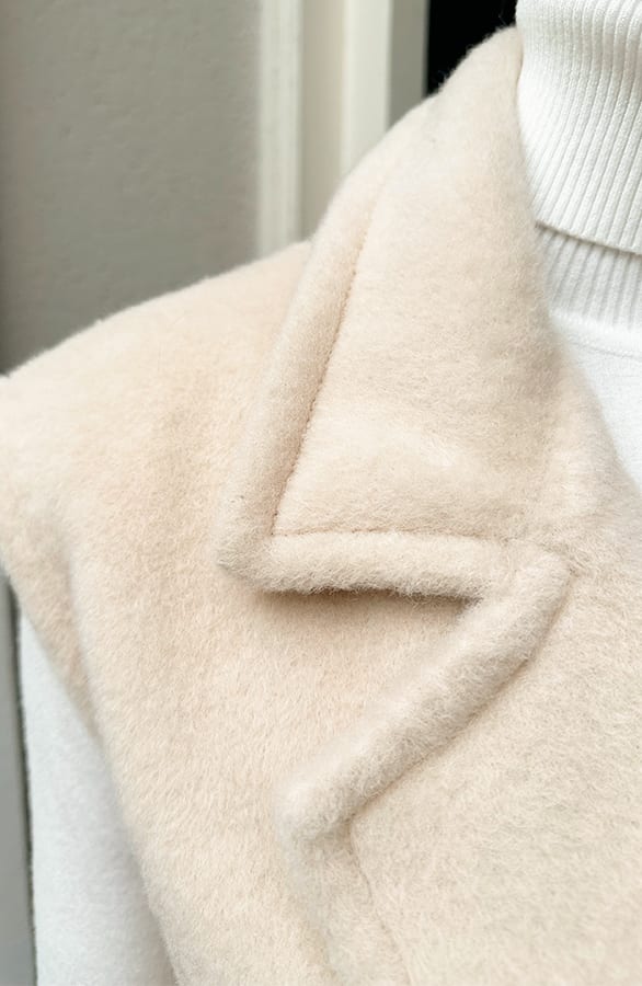 Loose Fit Gilet Beige – vesten — foto 5