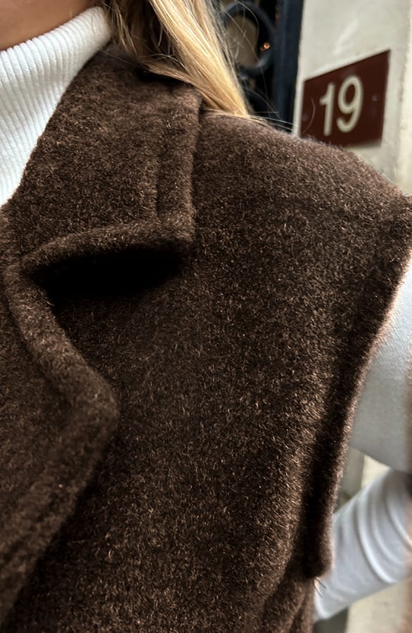 Loose Fit Gilet Choco – vesten — foto 4
