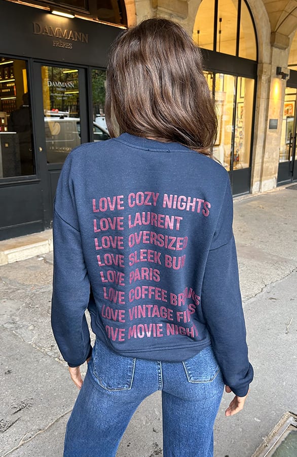 Love Trui Navy – truien — foto 4