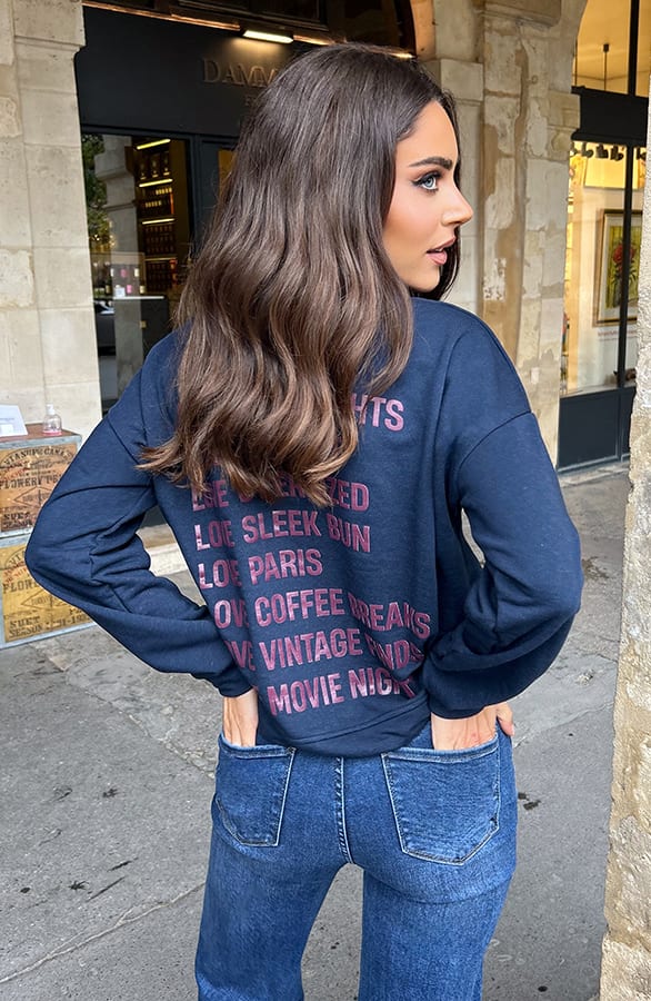 Love Trui Navy – truien — foto 5
