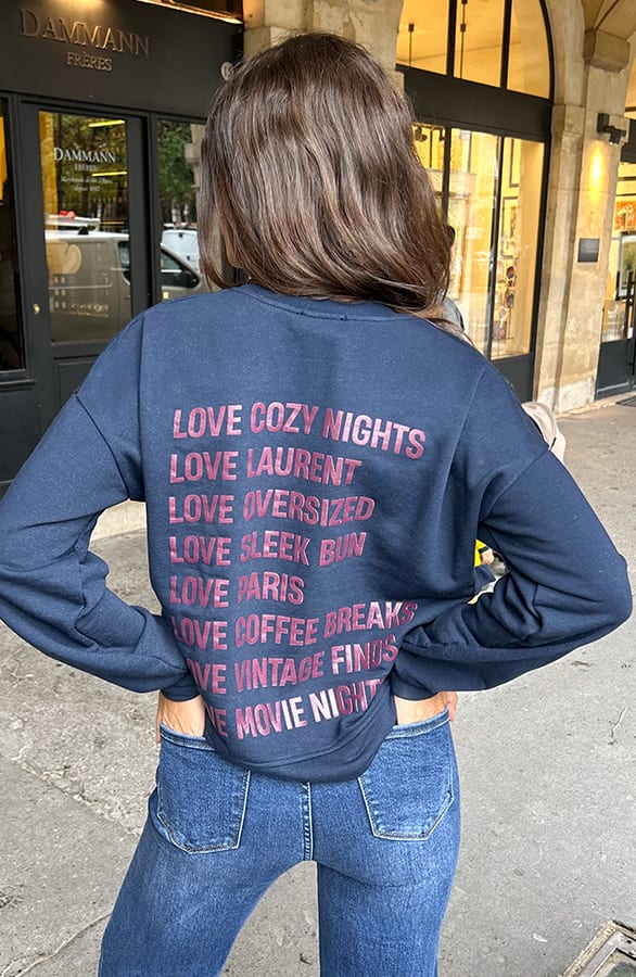 Love Trui Navy – truien — foto 6