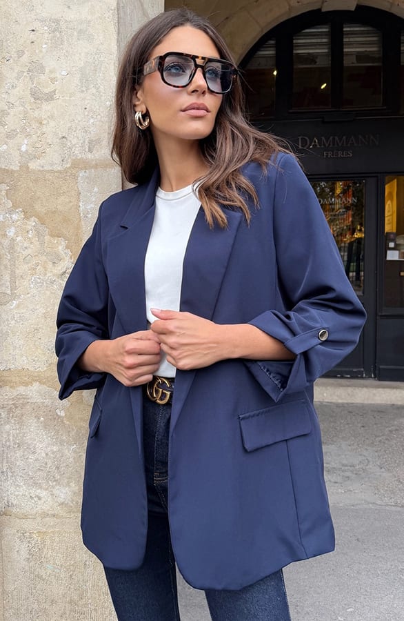 Oversized Blazer Fianna Marine – blazers