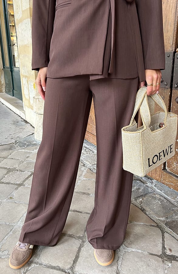 Pantalon Straight Leg Choco – shoparchief