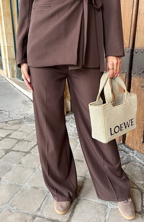 Pantalon Straight Leg Choco – shoparchief — foto 4